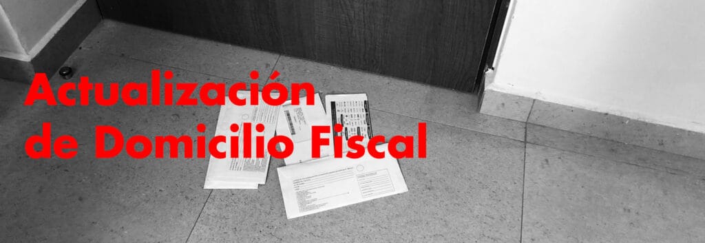 Actualización de domicilio fiscal